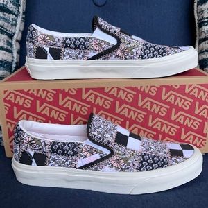 Vans Classic Slip-On Patchwork Floral Multi Marshmallow WMNS